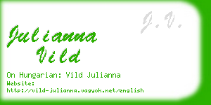 julianna vild business card